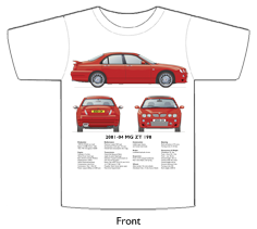 MG ZT190 2001-04 T-shirt Front